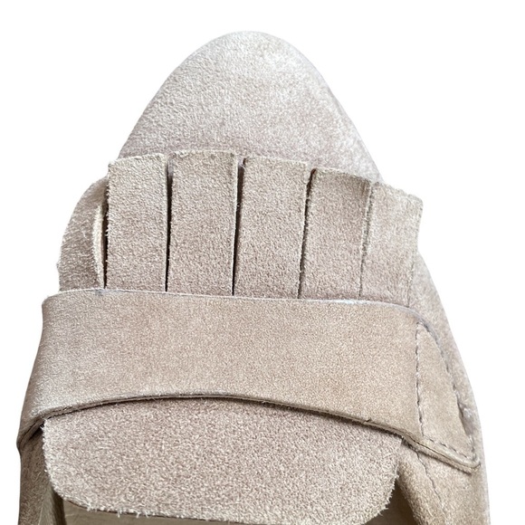 AGL suede flats with tassel preppy classic tailored 6.5 - Picture 3 of 12